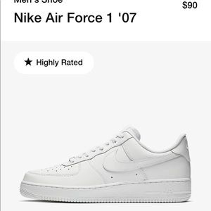 Nike Air Force 1 All White Sz. 14